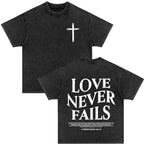 Bible Verse Retro T-shirt | Faith Streetwear