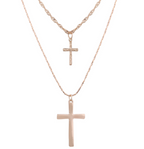 Religious Elements Necklace Set with Cross Pendant | Christian Jewelry