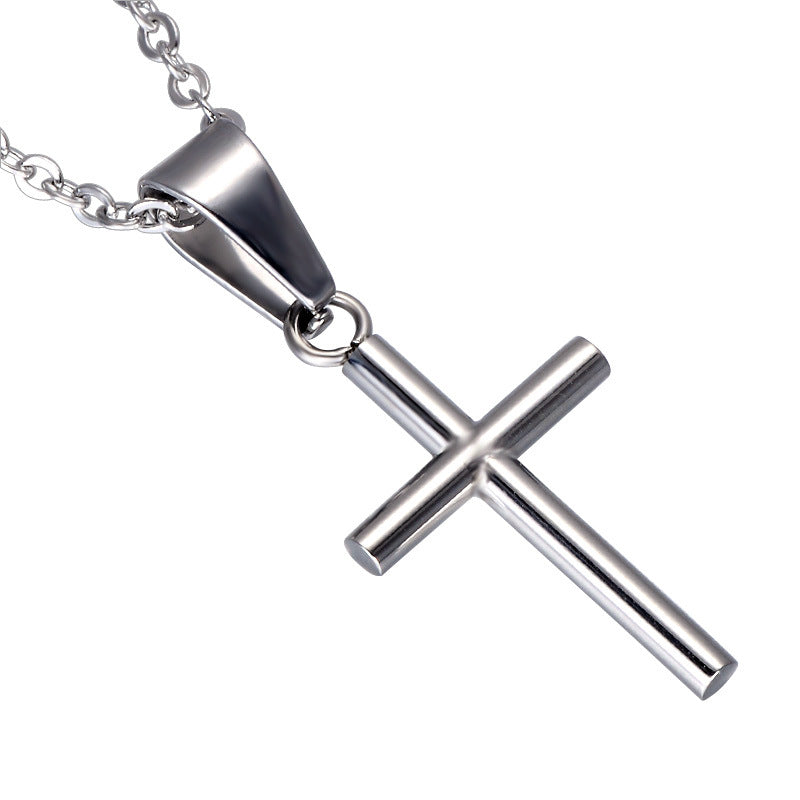 Stainless Steel Christian Cross Necklace Pendant | Christian Jewelry