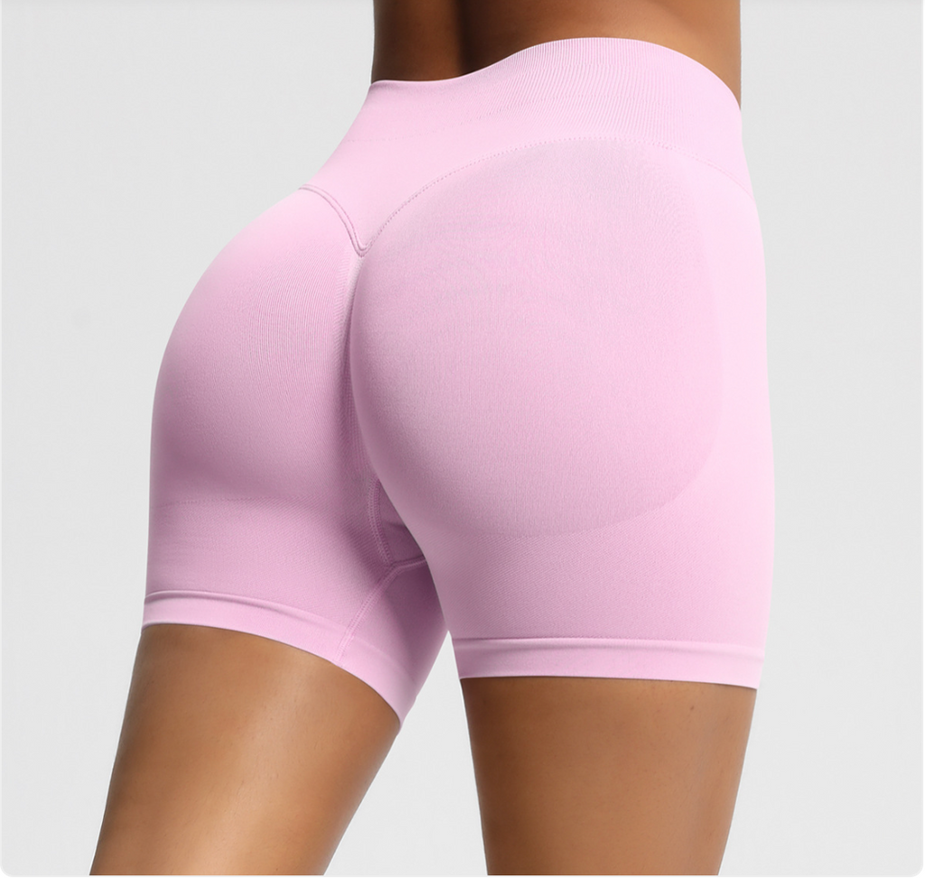 Women's Seamless High Waist Fitness Shorts
