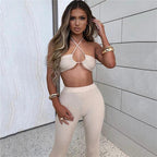 Women's Tank Top and Pants Suit Set