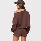 Women's Hoodie and Shorts Set