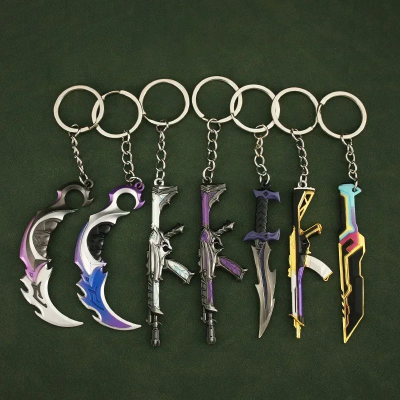 Valorant Reaver Karambit Knife Keychain Toy for Boys | Accessory