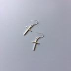 Trendy Cross Earrings in Alloy - Simple Christian Design | Christian Jewelry