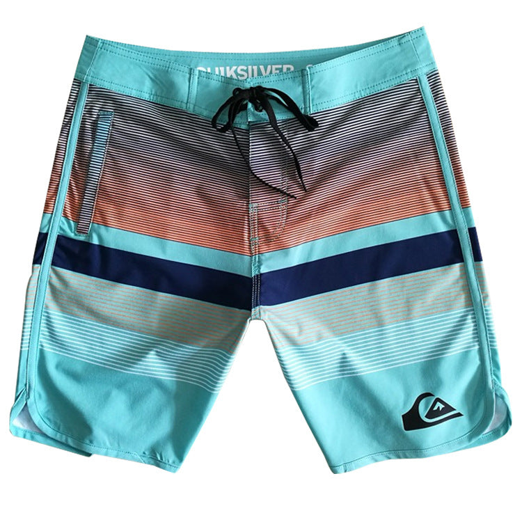 Men's Coral Striped Board Shorts