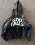 God Heals Hoodie | Faith Streetwear