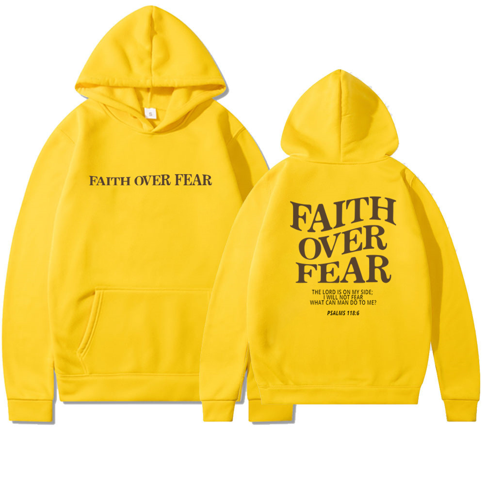 Faith Over Fear Hoodie | Faith Streetwear