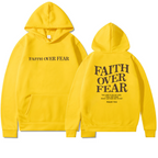 Faith Over Fear Hoodie | Faith Streetwear