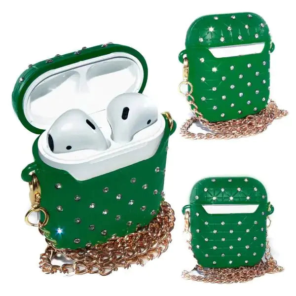 AirPods Glitter Case With Necklace | Accessory