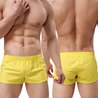Men's Breathable Cotton Shorts and Swim Trunks Set