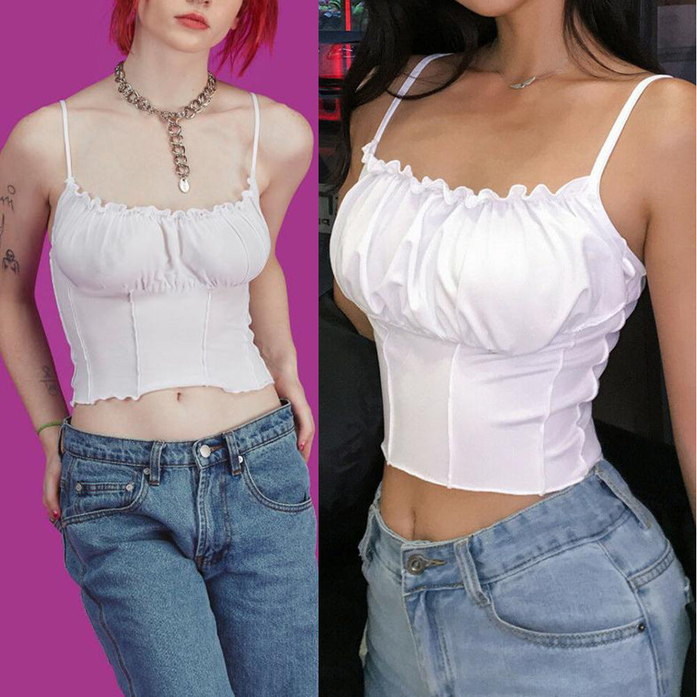 Summer New Sexy Slim Fit Crop Tank Top