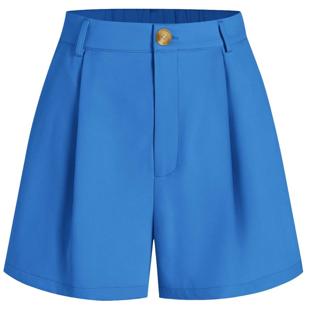 2024 Women's High-Waist Casual Shorts with Pockets