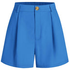 2024 Women's High-Waist Casual Shorts with Pockets