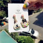 Silver Cat Lover Series Earrings