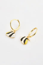 Fish Drop Huggie Earrings | Jewelry