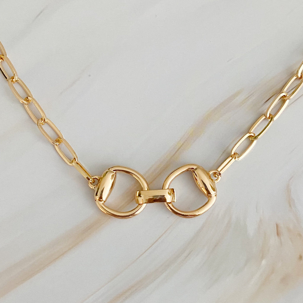 Equestrian Pendant Chain Necklace | Jewelry