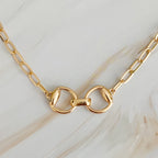 Equestrian Pendant Chain Necklace | Jewelry