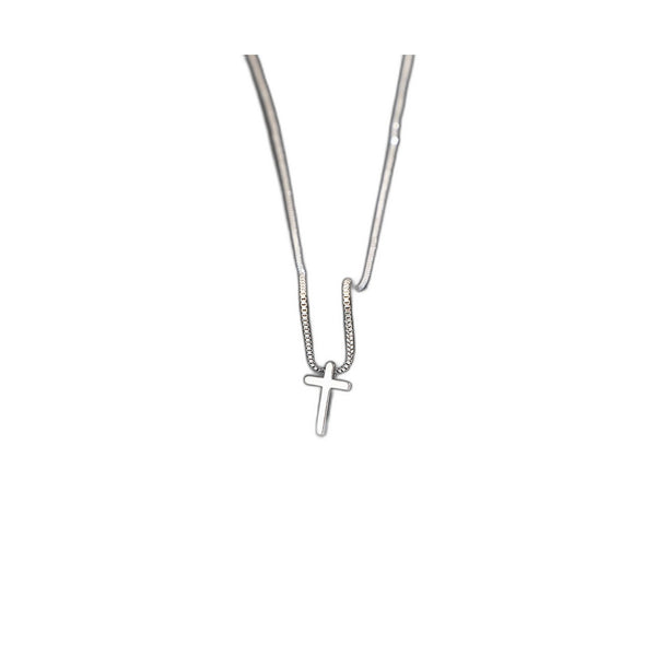 Gold & Silver Christian Cross Necklace | Christian Jewelry