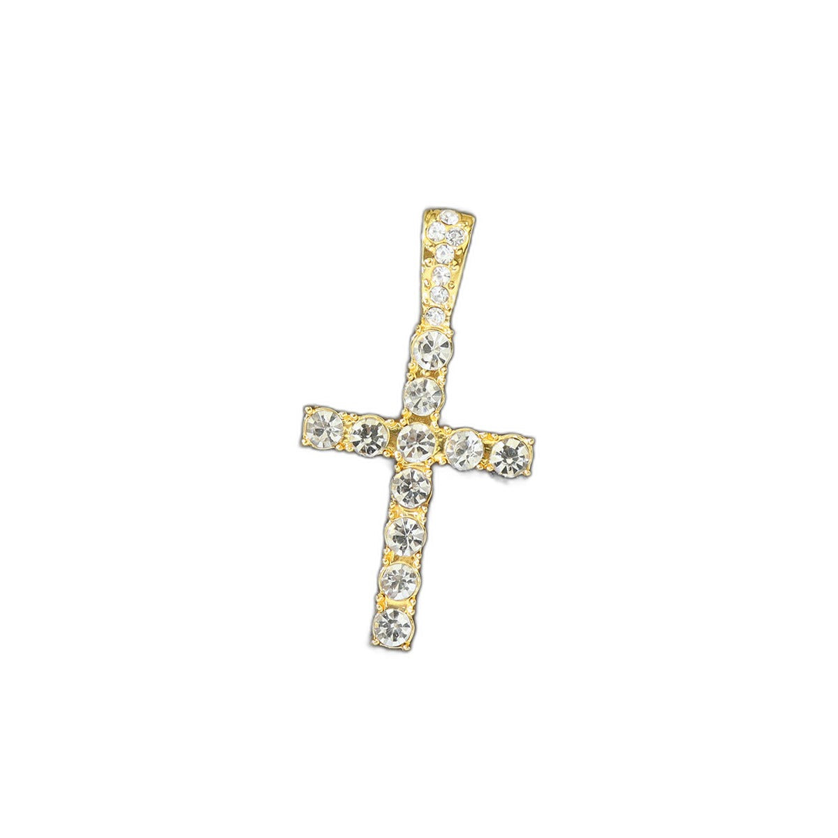 Hip Hop Diamond Cross Pendant with Cuban Link Necklace | Christian Jewelry