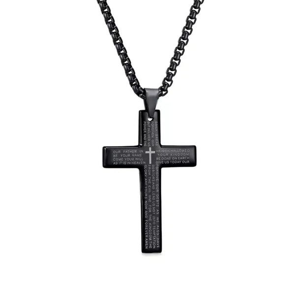 Large Cross Pendant Necklace | Christian Jewelry