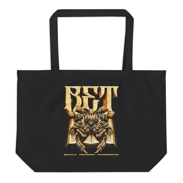 BET Christian Tote Bag - Biblically Empowered Transformation | Organic Cotton