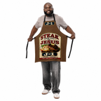 Steak Your Life On Jesus Christian Apron | Funny Kitchen Apron