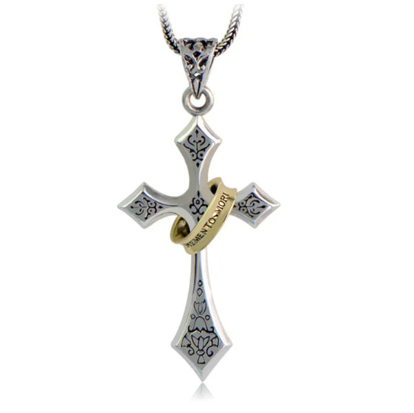 Sterling Silver Jesus Cross Pendant | Christian Jewelry