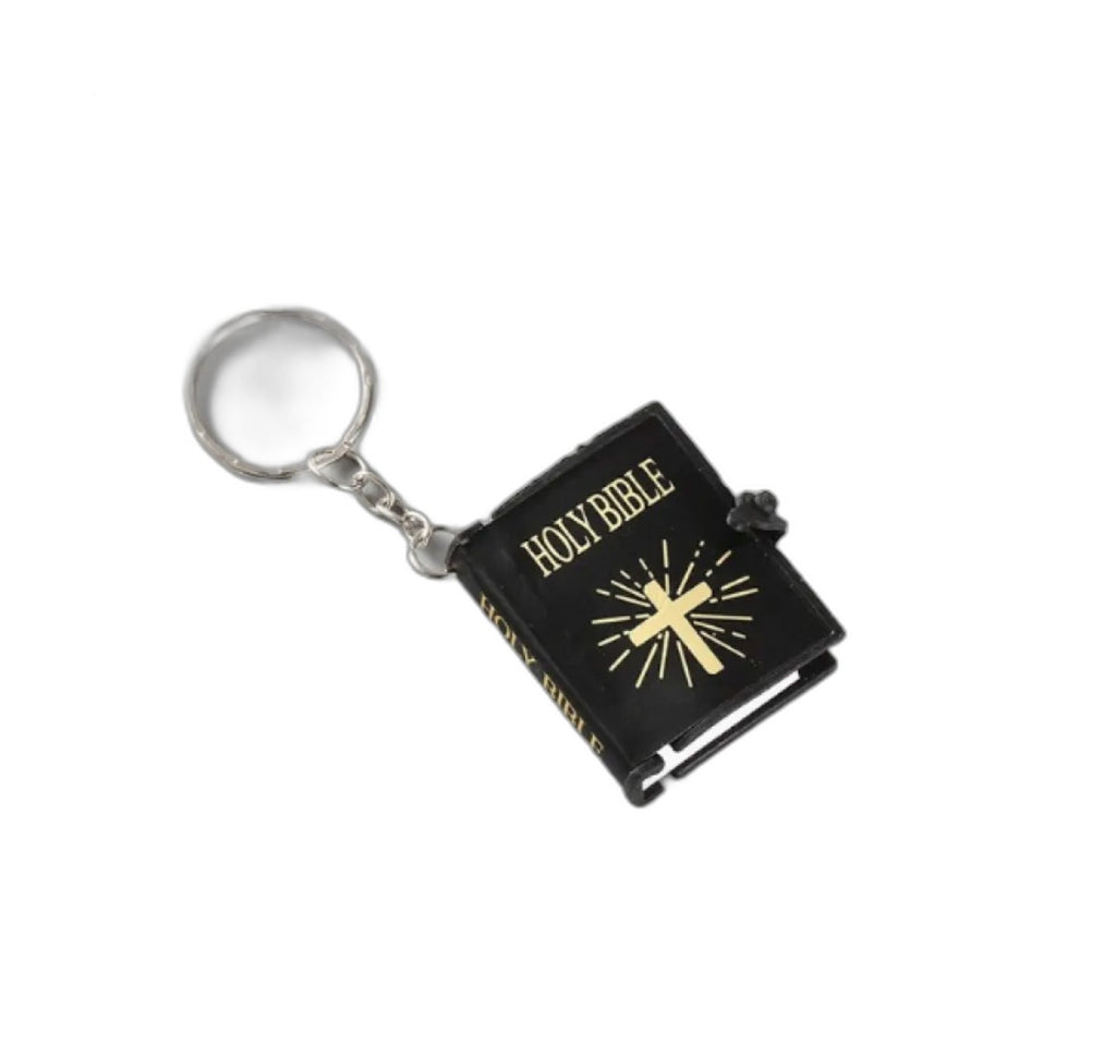 Mini Bible Keychain - 5pcs Black (Amazon swatch)