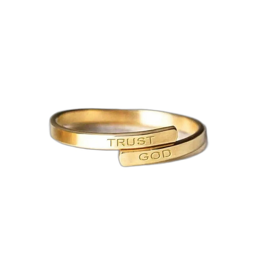 TRUST GOD Ring | Christian Jewelry