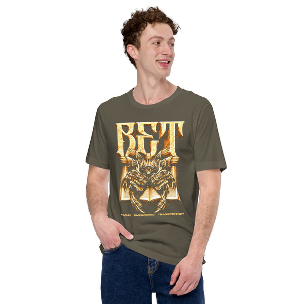 BET Christian T-Shirt - Biblically Empowered Transformation | Faith Streetwear