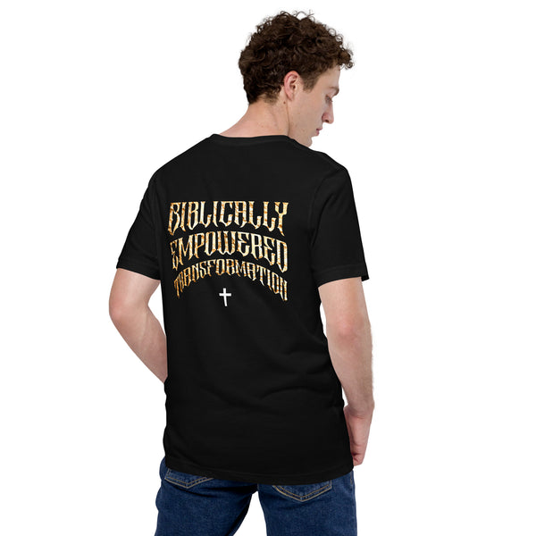 BET Christian T-Shirt - Biblically Empowered Transformation | Faith Streetwear