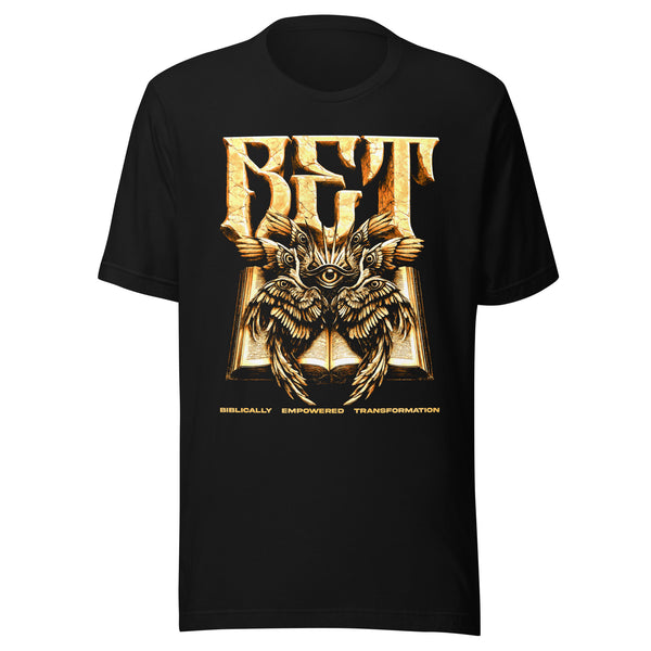 BET Christian T-Shirt - Biblically Empowered Transformation | Faith Streetwear