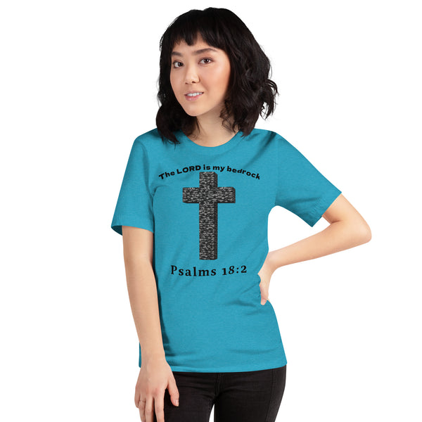 The LORD Is My Bedrock Christian T-Shirt | Faith Streetwear