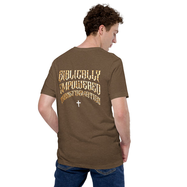 BET Christian T-Shirt - Biblically Empowered Transformation | Faith Streetwear