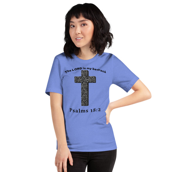 The LORD Is My Bedrock Christian T-Shirt | Faith Streetwear