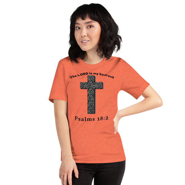 The LORD Is My Bedrock Christian T-Shirt | Faith Streetwear