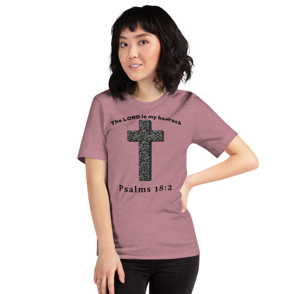 The LORD Is My Bedrock Christian T-Shirt | Faith Streetwear
