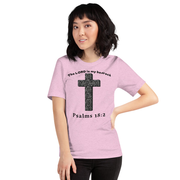 The LORD Is My Bedrock Christian T-Shirt | Faith Streetwear
