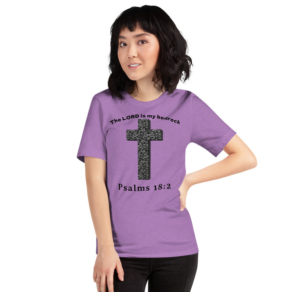 The LORD Is My Bedrock Christian T-Shirt | Faith Streetwear