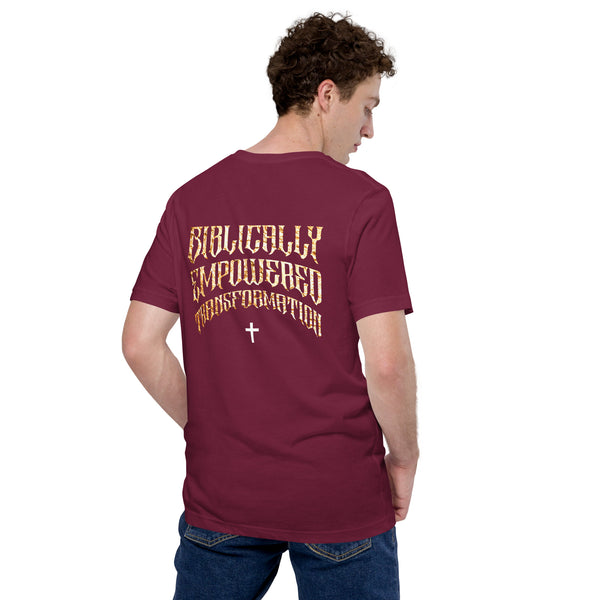 BET Christian T-Shirt - Biblically Empowered Transformation | Faith Streetwear
