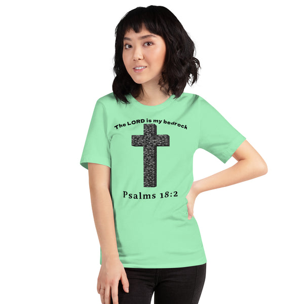 The LORD Is My Bedrock Christian T-Shirt | Faith Streetwear