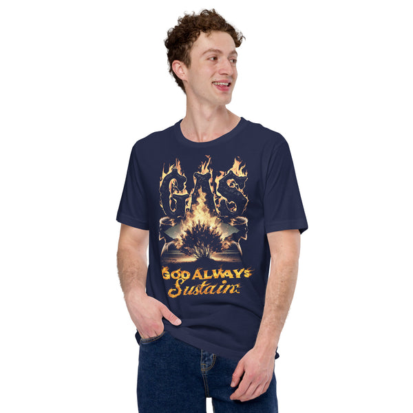 GAS Christian T-Shirt - God Always Sustains | Faith Streetwear | Version 2.0