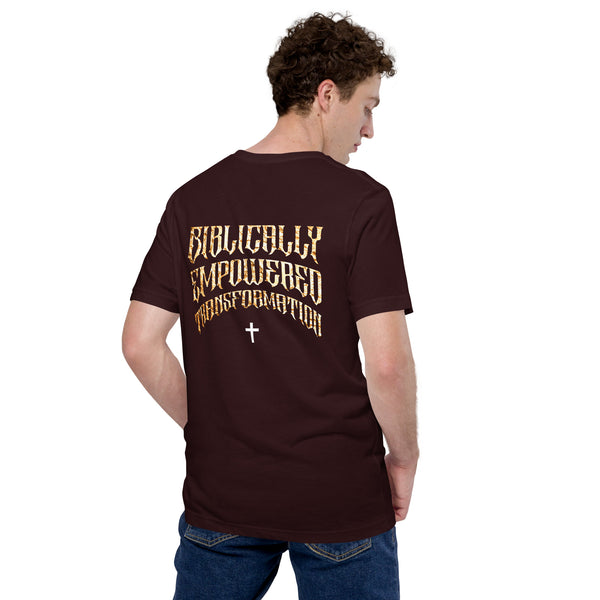 BET Christian T-Shirt - Biblically Empowered Transformation | Faith Streetwear
