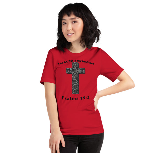 The LORD Is My Bedrock Christian T-Shirt | Faith Streetwear