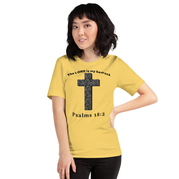 The LORD Is My Bedrock Christian T-Shirt | Faith Streetwear