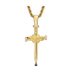 Zircon Cross Pendant Necklace | Christian Jewelry